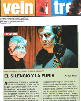 Critica de HxH en Revista Veintitres